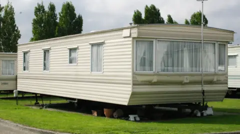 BBC A static caravan or park home